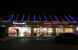 commercial exterior lighting retail stores bay area themes